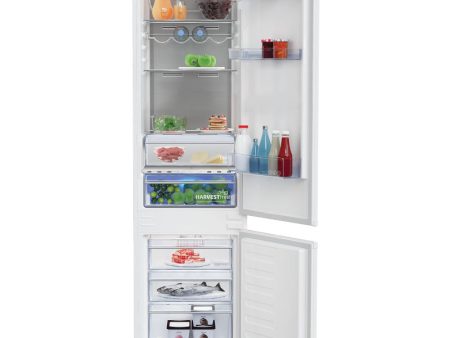 BEKO Refrigerator BCNA306E5ZSN Built In, 193.5cm, Energy class D, HarvestFresh, Neo Frost, Metal Wall on Sale