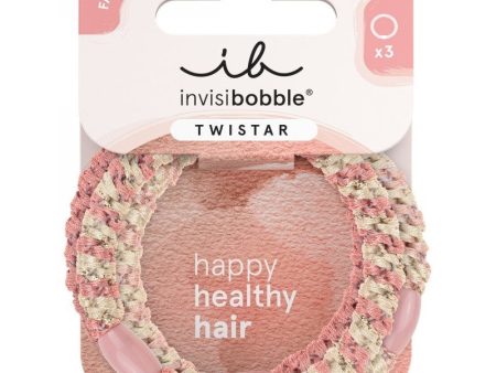 Gumytės plaukams Invisibobble Twistar Blush Braids IB-HT-PA-103, 3 vnt. For Sale