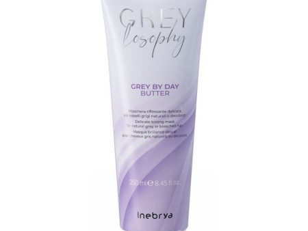 Tonuojant kaukė Inebrya GREYLOSOPHY Grey By Day Butter Delicate Toning Mask ICE26479, 250 ml For Cheap