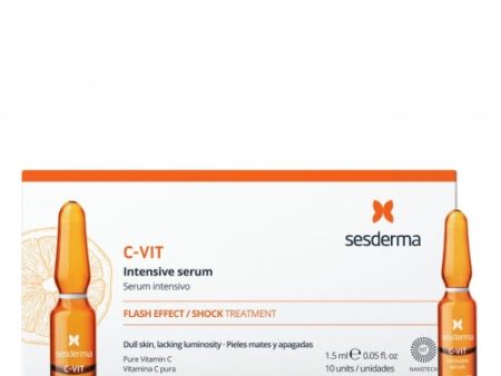 SESDERMA C-VIT INTENSYVAUS SERUMO SKAISTINANČIOS AMPULĖS, 10x1,5 ML For Discount