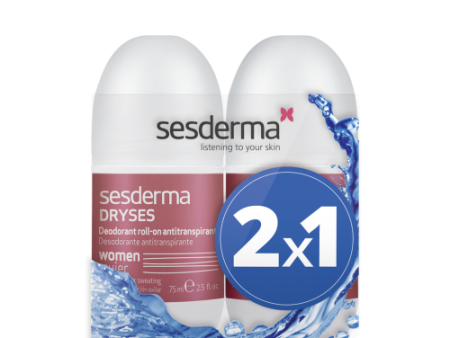 SESDERMA DRYSES DEZODORANTŲ RINKINYS MOTERIMS, 2x75 ml Sale