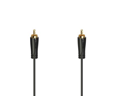 Hama 00205148 Video Cable, RCA plug - RCA plug, gold-plated 1.5m Online Sale