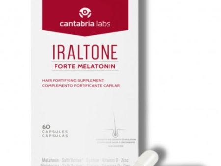 IRALTONE FORTE MELATONIN MAISTO PAPILDAI PLAUKAMS, 60 kapsulių Supply