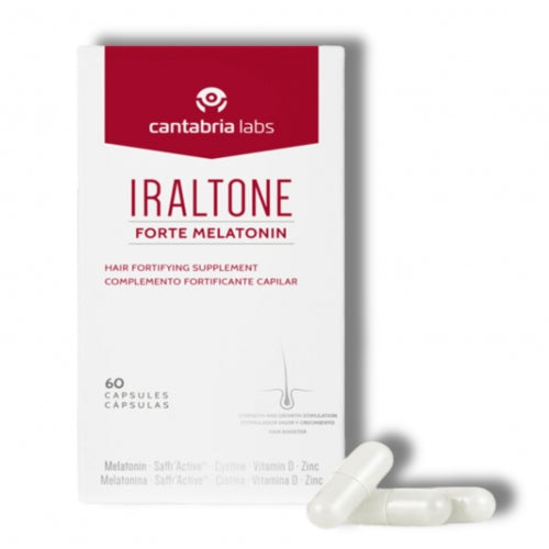 IRALTONE FORTE MELATONIN MAISTO PAPILDAI PLAUKAMS, 60 kapsulių Supply