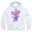 SESAME STREET : FURRY FRIENDS FOREVER! ABBY CADABBY ADULT PULL OVER HOODIE White 2X Supply