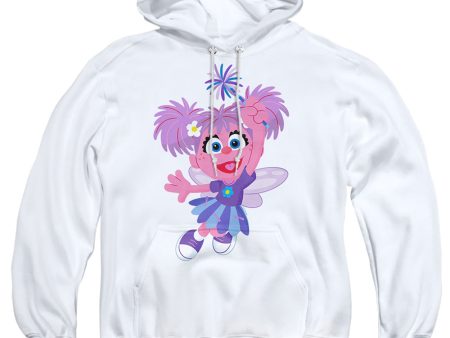 SESAME STREET : FURRY FRIENDS FOREVER! ABBY CADABBY ADULT PULL OVER HOODIE White 2X Supply