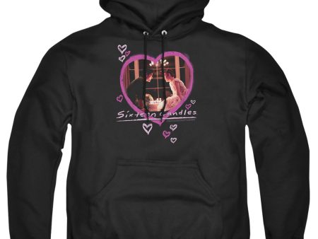 SIXTEEN CANDLES : CANDLES ADULT PULL OVER HOODIE Black XL Hot on Sale