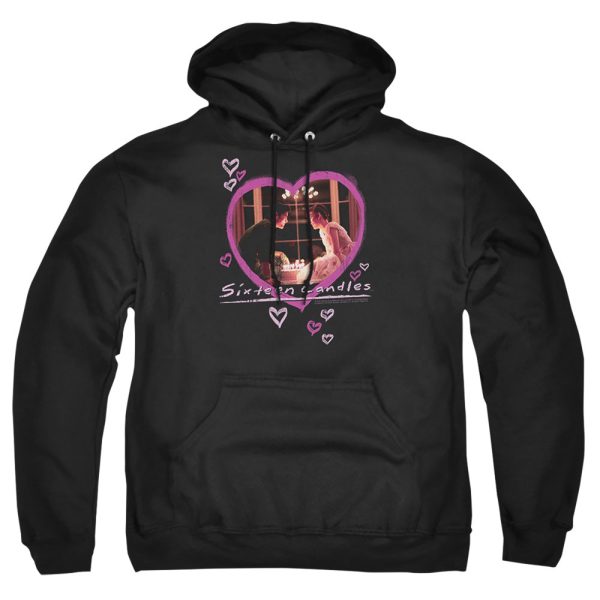 SIXTEEN CANDLES : CANDLES ADULT PULL OVER HOODIE Black XL Hot on Sale