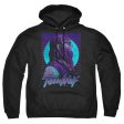 TEEN WOLF : HEADPHONE WOLF ADULT PULL OVER HOODIE Black 2X Cheap