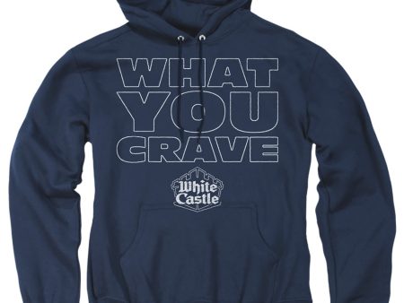 WHITE CASTLE : CRAVING ADULT PULL OVER HOODIE Navy LG Supply