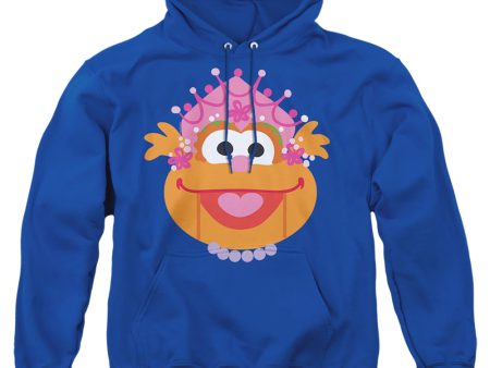 SESAME STREET : CHRISTMAS NUTCRACKER ZOEY ADULT PULL OVER HOODIE Royal Blue 3X Hot on Sale