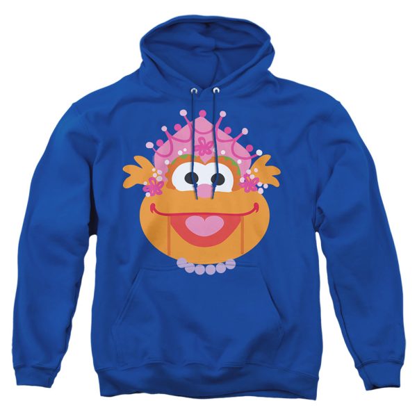 SESAME STREET : CHRISTMAS NUTCRACKER ZOEY ADULT PULL OVER HOODIE Royal Blue 3X Hot on Sale